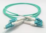 5m Push Pull LC Uniboot Fiber Optic Jumper Cable For Telecommunications