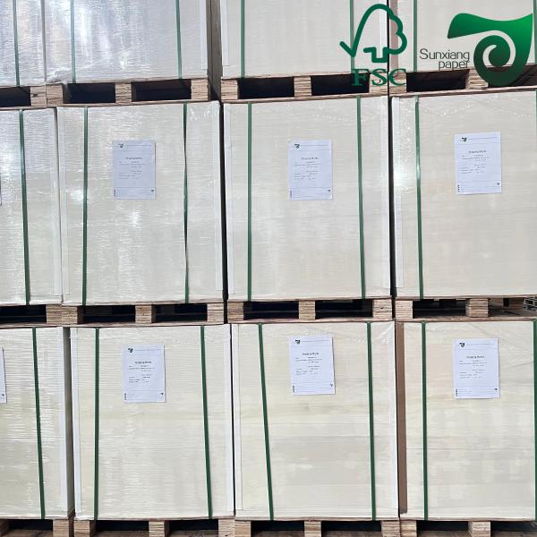 FSC 170gsm 180gsm Double Side Coated C2S Art Paper For Trademarks Virgin Wood Pulp