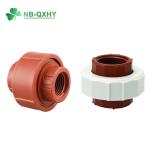 PPH Brown Red Colors Water Plumbing Pipe Fitting for Household Water Customized