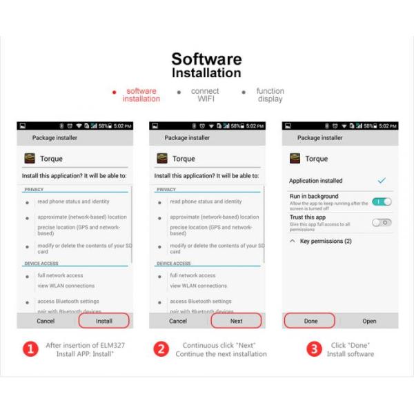 Universal Car Bluetooth Auto Car Diagnostic Interface Scanner Plug And Play