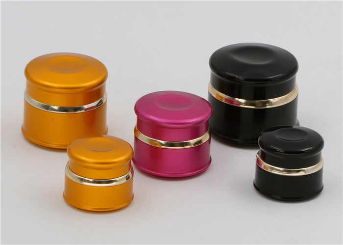 15g Decorative Dark Glass Jars With Lids For Cosmetics Custom Printing