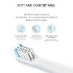 3 Brushing Modes Smart Timer Rechargeable Sonic Electric Tooth Brush for Adults