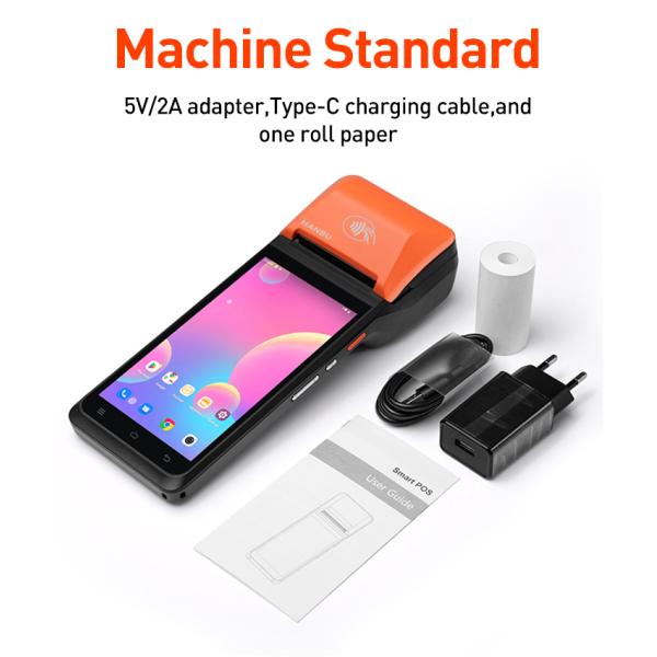 Hanbu Handheld POS Terminal with 6400mAh Battery and 5.5 Inch IPS Display