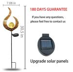 Moon Shape 1.2V 0.5Watt Decorative Solar Garden Lights