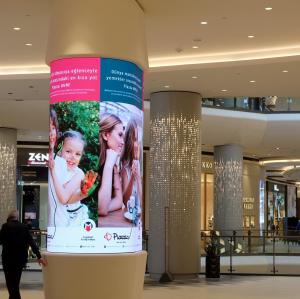 Wholesale Splicing Flexible LED Screen Display P3 Full Color For Mall Advertising from china suppliers