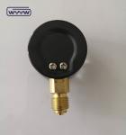 new design 1.5" plastic black steel portable pressure gauge