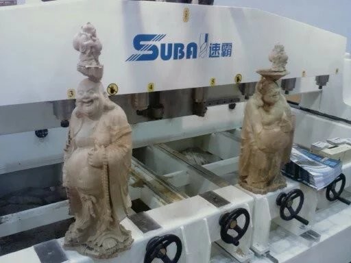 Statue Craft Three Dimensional CNC Machine 3d Carving Eight Head