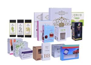 Wholesale Custom Printed 375gsm Skincare Paper Box Holographic Cosmetic Packaging Paper Box from china suppliers