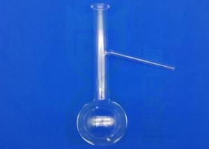 Wholesale Transparent Narrow Neck Quartz Glass Round Bottom Flask for Laboratory from china suppliers