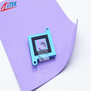 Wholesale High conductivity 4w Thermal Conductive Pad 2mmT naturally tacky Silicone 55 psi Thermal Pad -40 to 160℃ for IGBTs from china suppliers