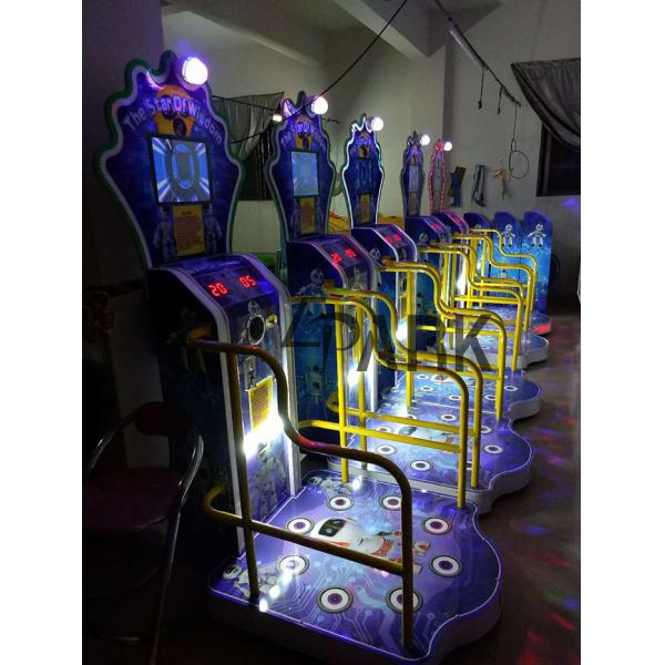 Foot Touch Floor Game Ticket Redemption Game Machine Round Castle Small Train Design