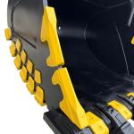 Reinforced Design Heavy Duty Rock Bucket , Excavator Rock Crusher Bucket