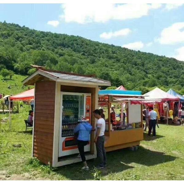 Online Mini Market Vending Machine Combination With 5 Inch Screen ODM