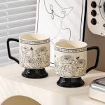 Retro Drinkware Type MUGS Perfect for Coffee Shops Restaurants and Daily