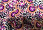 Dwr Stretch Elastane Repreve Fabric Lycra Spandex Textile For Gymwear Eclipse
