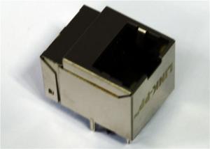 Wholesale HFJV1-E2450RL Vertical RJ45 Jack 10 / 100BASE-TX Magnetic Ethernet Connector from china suppliers