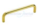Steel Decorative Furniture D Pull Handle 96mm CC For Kitchen Door