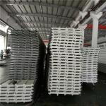 0.426mm single steel 30mm eps sandwich roof panel with silver paper for