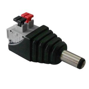 Wholesale Screwless Terminals 2.1mm CCTV Power Connector , DC Power Male Connector from china suppliers