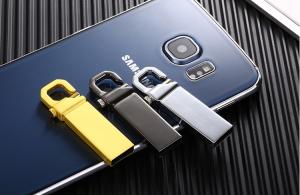 Wholesale High Speed 3.0 Metal Pen Drive 64Gb USB Flash drive with Carabiner keychain from china suppliers