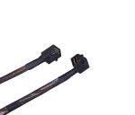 Black Tinned Copper 30AWG 12Gbps Supermicro SAS Cable