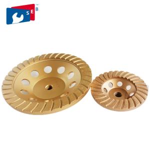 Wholesale Hot Press Diamond Cup Wheel , Diamond Floor Grinding Disc With Arrow Segment from china suppliers