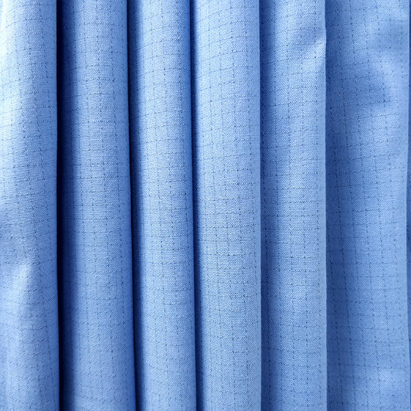 High Quality Anti Static Cleanroom Woven 4mm Grid ESD T C Fabric