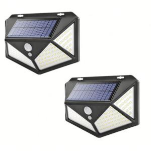 Wholesale Best Sale Amazon China Supplier Waterproof Outdoor Motion Sensor Infrared Wall Lamp, 100 Led Garden Sensor Solar Light from china suppliers