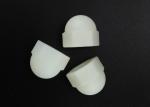 White Nylon Hexagon Domed Cap Nuts M10 DIN 986 Standard Nonmetallic Insert