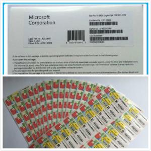 Wholesale PC / Computer Microsoft Windows 10 Pro 32/ 64 Bit OEM Key Dvd Box 100% Genuine from china suppliers