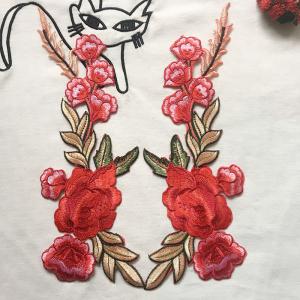 Wholesale Hot Fix Embroidery Lace Applique with Different Color from china suppliers