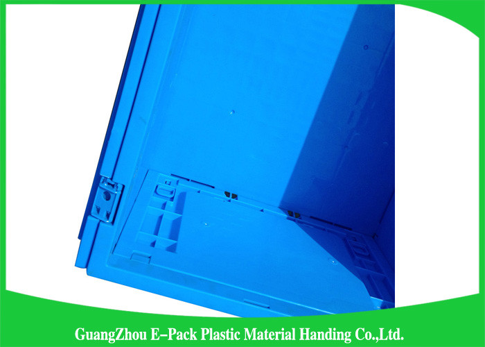 Recyclable Industrial Collapsible Plastic Box , Plastic Folding Crate For Logistics