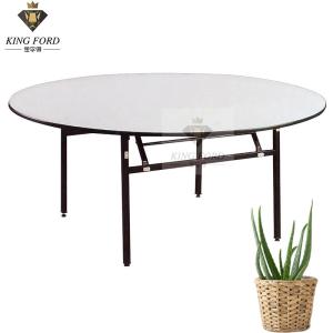 Wholesale Laminate Surface Plywood Board Hotel Banquet Table DIA 120*75CM from china suppliers