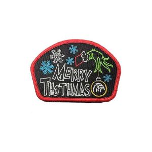 Wholesale 2.5 Inch Snowflake Design Custom Hat Patches With Self-Adhesive Backing With Heat Press from china suppliers