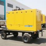 Movable Generator Light Tower 350Kw 320Kva Portable Trailer Type With Wheels