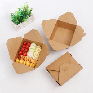 Wholesale Folding Takeaway Food Boxes Environmental Protection Various Size Available from china suppliers
