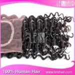 wholesale high quality virgin hair curly wave lace closure