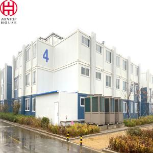 Wholesale Zontop Two Story Modern Quick Concrete Hurricane Proof Homes Prefab Bolt Container Houses from china suppliers