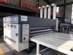 Semi Automatic 2 Color Printing Slotting Machine Chain Feeding Printer Slotter