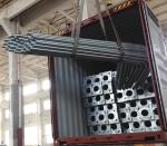 Hot Dip Galvanized Utility Street Lighting pole / Post SS400 Steel Material