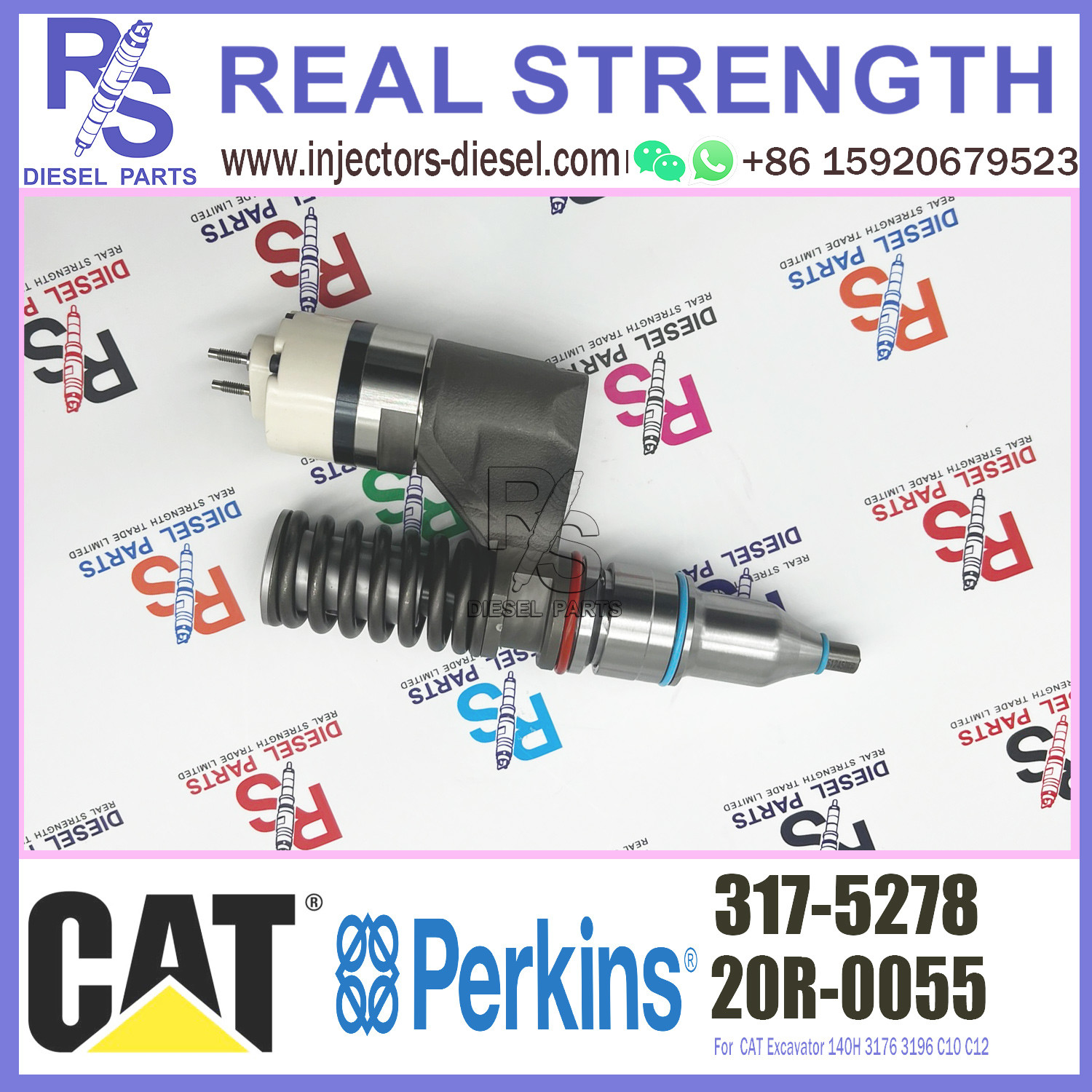 20R0055 Caterpillar C12 Injectors 20R-0055 3175278 317-5278 For 140H 3176 3196 C10