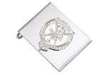 Metal Locket Military Style Belt Buckles Electroplate Die Casting