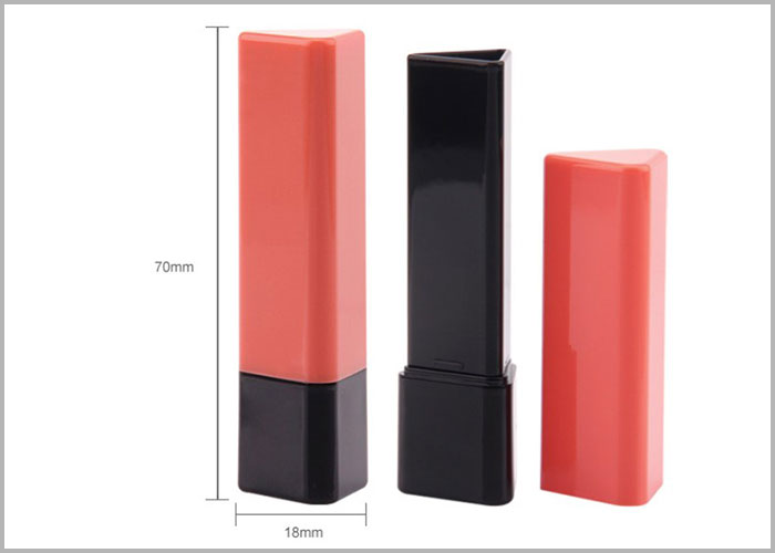 Triangle ABS Matte Lipstick Tube Empty Custom Makeup Packaging
