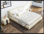 Wooden Bed Frames Embedded Double Bed Designs in Wood