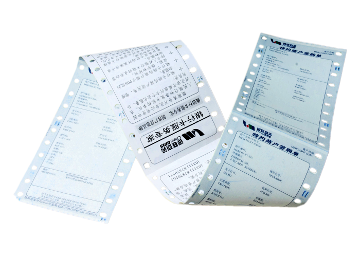 blue black copy image Self Contained Carbonless Paper 48 to 100 gsm in white or colors