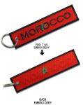 Pantone Color Embroidered Key Tags Durable Custom Embroidered Key Fob