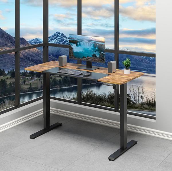 Executive Director Modern Wooden Office Desk with Electric Height Adjustment