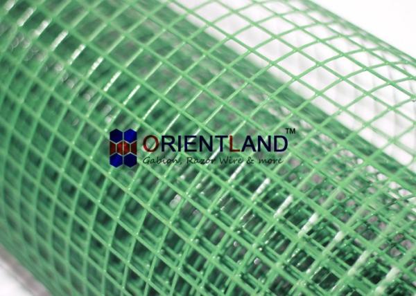 19 Gauge Stainless Steel Welded Wire Mesh Hole Size 1/2" Pvc Coated Rolls