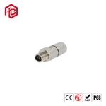 M12 4 Pin Female Field Wireable Plastic Assembly Cable Plug Waterproof Ip67