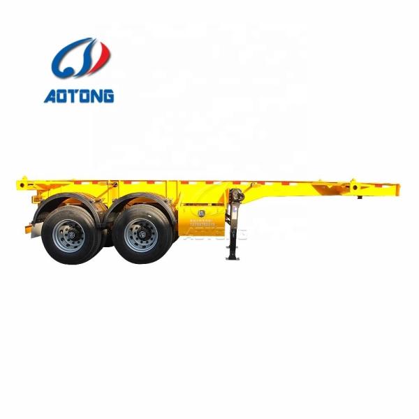 Truck Trailer 20ft 40ft 45ft Skeletal Semi 40ft Skeleton Container Chassis